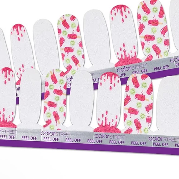 NWT Color Street Pop It Like It’s Hot 100% Real Nail Polish Strips - Picture 2 of 4